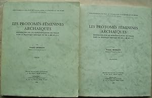 Seller image for Les Protomes Feminines Archaiques for sale by Design Books