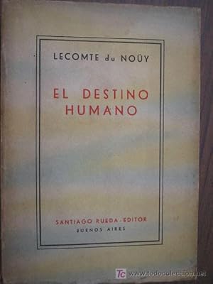 Imagen del vendedor de EL DESTINO HUMANO a la venta por Librera Maestro Gozalbo