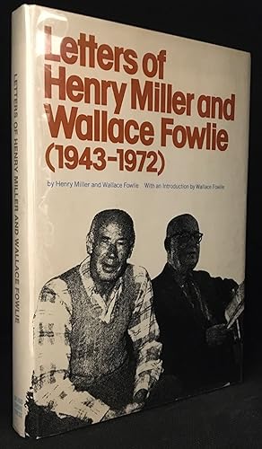 Seller image for Letters of Henry Miller and Wallace Fowlie (1943-1972) for sale by Burton Lysecki Books, ABAC/ILAB