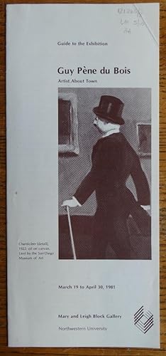 Seller image for Guy Pne du Bois: Artist About Town - Guide to the Exhibition for sale by Mullen Books, ABAA