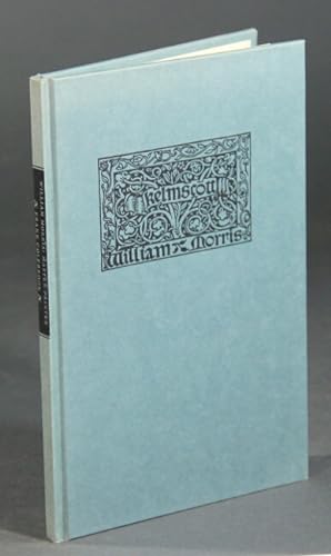 Seller image for William Morris: master-printer. A lecture given on the evening of November 27, 1896.edited with a new introduction by William S. Peterson. Wood engravings by John DePol for sale by Rulon-Miller Books (ABAA / ILAB)