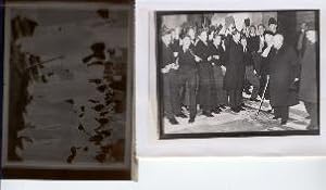 Immagine del venditore per Portrait of Winston S. Churchill With Students. [Negative & Photographic Print of an Earlier Photographic Image]. venduto da Peter Keisogloff Rare Books, Inc.