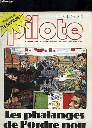 Image du vendeur pour PILOTE MENSUEL N 55 - TOUJOURS LA : LE FASCIME. LES PHALANGES DE L'ORDRE NOIR mis en vente par Le-Livre