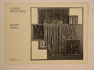Louise Nevelson, Recent works