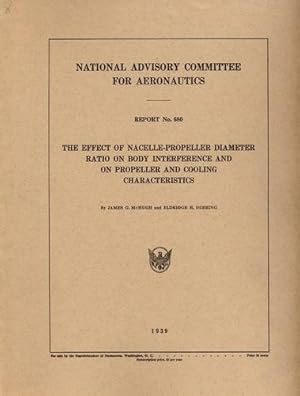 Bild des Verkufers fr NACA Report No. 680, The Effect of Nacelle-Propeller Diameter Ratio on Body Interference and on Cooling Characteristics zum Verkauf von Antiquariat Lindbergh