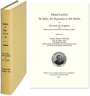 Image du vendeur pour De Bello, de Represaliis et de Duello. 1995 Reprint of the 1477 ed mis en vente par The Lawbook Exchange, Ltd., ABAA  ILAB