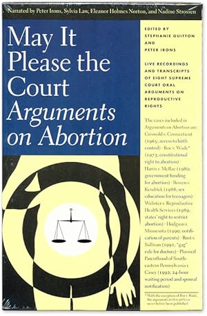 Bild des Verkufers fr May it Please the Court: Arguments on Abortion. 2 tapes + transcripts zum Verkauf von The Lawbook Exchange, Ltd., ABAA  ILAB