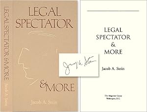 Seller image for Legal Spectator and More. Signed by the Author for sale by The Lawbook Exchange, Ltd., ABAA  ILAB