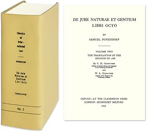 Bild des Verkufers fr Of The Law Of Nature And Nations, Eight Books in 1 vol. English trans zum Verkauf von The Lawbook Exchange, Ltd., ABAA  ILAB