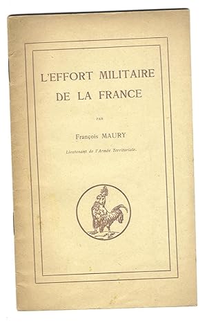 L'effort militaire de la France