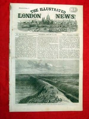Imagen del vendedor de The Illustrated London News with a Supplement. No. 1242 23 January 1864. Includes Schleswig - Holstein Difficulty, Prize Pigeons, Dhurumsalia. Etc. a la venta por Tony Hutchinson