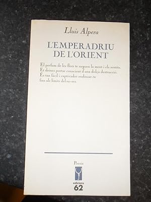 Imagen del vendedor de L'Emperadriu De L'Orient a la venta por Clement Burston Books