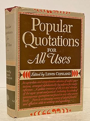 Seller image for Popular Quotations for all Uses for sale by Peninsula Books