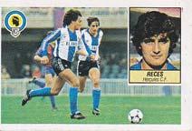 Imagen del vendedor de Cromos LIGA 84-85. Ediciones Este. RECES. Hrcules Club de Ftbol. a la venta por Librera Races