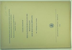 Immagine del venditore per Die klinisch-biologische Wertigkeit der Hirngeschw�lste. (Sitzungsberichte der s�chs. Akademie der Wissenschaften, Mathemat.-naturwiss. Klasse Band 105, Heft 2) venduto da Nicoline Thieme