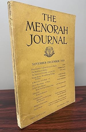 Seller image for IN THE COUNTRY. - A commentary in "The Menorah Journal". Vol. XIX. No. 2 for sale by TBCL The Book Collector's Library