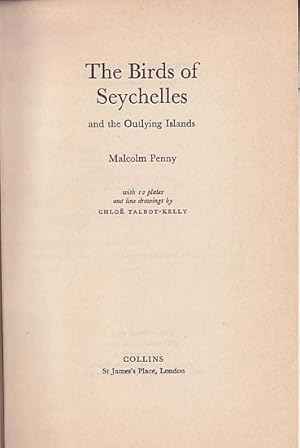 Immagine del venditore per THE BIRDS OF SEYCHELLES, and the Outlying Islands venduto da Jean-Louis Boglio Maritime Books