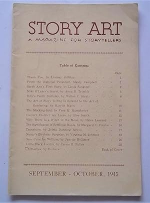 Immagine del venditore per Story Art (September-October 1945) A Magazine for Storytellers venduto da Bloomsbury Books
