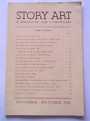Immagine del venditore per Story Art (November-December 1945) A Magazine for Storytellers venduto da Bloomsbury Books