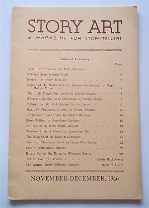 Immagine del venditore per Story Art (November-December 1946) A Magazine for Storytellers venduto da Bloomsbury Books