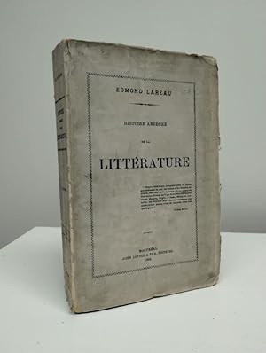 Seller image for Histoire abrge de la littrature for sale by Jean-Claude Veilleux, Libraire