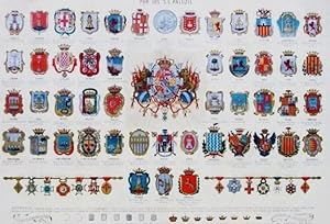 ESCUDOS DE ARMAS DE LAS 49 CAPITALES DE PROVINCIA DE ESPAÑA