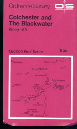 Imagen del vendedor de Colchester and The Blackwater 1:50000 First series Sheet 168 a la venta por Lazy Letters Books