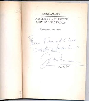 LA MUERTE Y LA MUERTE DE QUINCAS BERRO DAGUA [Firmado / Signed]