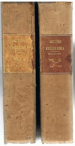 Bild des Verkufers fr The British Cyclopaedia of Biography: Containing the Lives of Distinguished Men of All Ages and Countriwes, With Portaits, Residences, Autographs, and Monuments. 2 Volumes. zum Verkauf von Tinakori Books