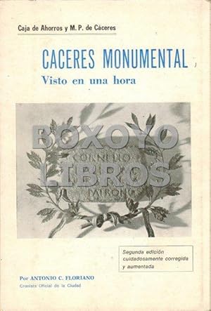 Imagen del vendedor de Cceres Monumental. Visto en una hora a la venta por Boxoyo Libros S.L.