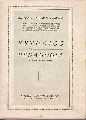 ESTUDIOS DE PEDAGOGIA