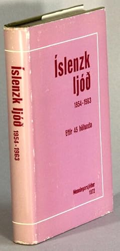 Imagen del vendedor de slenzk lj 1954-1963: eftir 45 hfunda a la venta por Rulon-Miller Books (ABAA / ILAB)