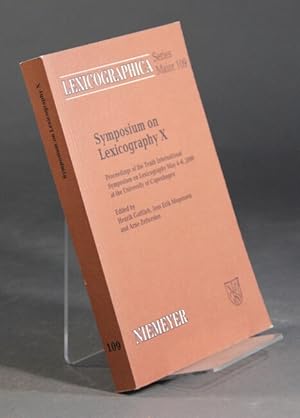 Bild des Verkufers fr Symposium on lexicography X: proceedings of the tenth International Symposium on Lexicography, May 4-6, 2000 at the University of Copenhagen zum Verkauf von Rulon-Miller Books (ABAA / ILAB)