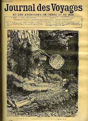 Bild des Verkufers fr Journal des voyages et des aventures de terre et de mer n 227 - La mort du Paria - les proches, les amis attisent la flamme, Le secret de l'or, chapitre IX, Devant la maison des singes a Berlin, Les drames de la mer, chapitre IX, A travers l'isthme zum Verkauf von Le-Livre