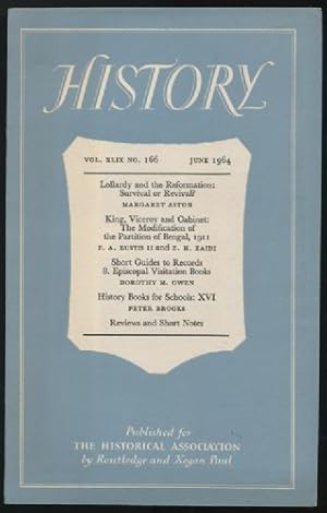 History: The Journal of the Historical Association (Vol. XLIX No. 166)