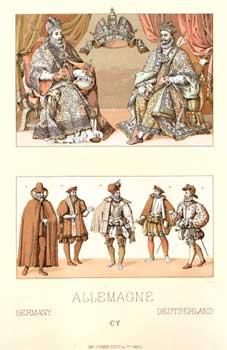 Imagen del vendedor de Leaves from Le Costume Historique. Allemagne (Deutschland). a la venta por Wittenborn Art Books