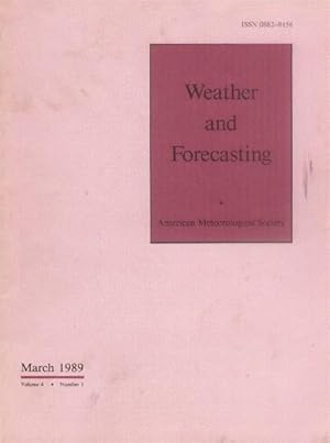 Bild des Verkufers fr Weather and Forecasting (Magazine) 5 Issues zum Verkauf von Paperback Recycler