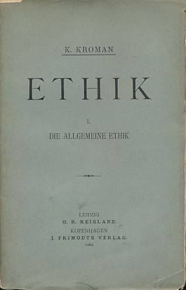 Seller image for Ethik. I. Allgemeine Ethik. for sale by Fundus-Online GbR Borkert Schwarz Zerfa