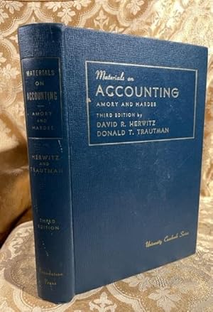 Seller image for Materials on Accounting: An Introduction to the Problems and Practice of Financial Accounting for Students of Law - Third Edition for sale by UHR Books