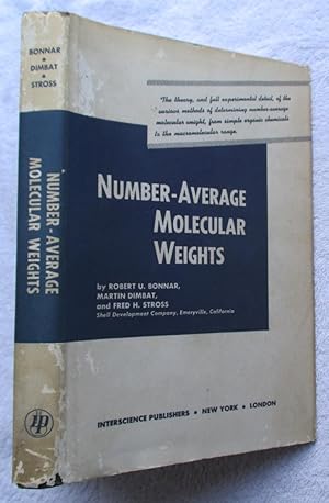 Imagen del vendedor de Number-Average Molecular Weights - Fundamentals and Determination a la venta por Glenbower Books