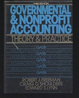 Governmental And Nonprofit Accounting: Theory And Practice Third Edition