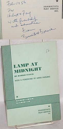 Lamp at midnight, play in three acts. With a foreword by Linus Pauling