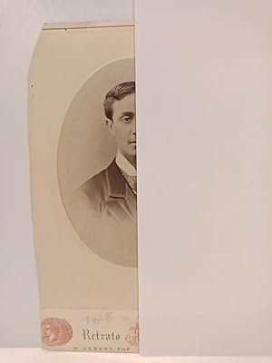 Bild des Verkufers fr Retrato de S. M. Alfonso XII de busto enmarcado en un valo zum Verkauf von Librera Miguel Miranda