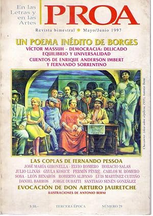 Imagen del vendedor de PROA - No. 29, mayo junio de 1997. Tercera poca. (Hbitos por Jorge Luis Borges) a la venta por Buenos Aires Libros