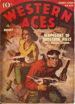 Imagen del vendedor de WESTERN ACES: August, Aug. 1946 a la venta por Books from the Crypt