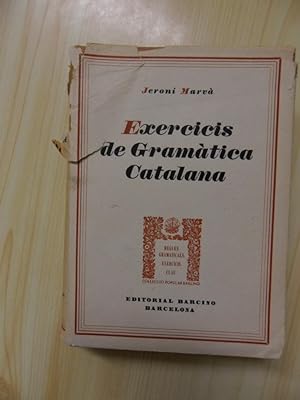 Imagen del vendedor de Exercicis De Gramatica Catalana a la venta por Clement Burston Books
