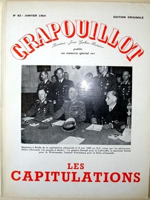 LE CRAPOUILLOT N° 63. Janvier 1964. LES CAPITULATIONS. Edition originale. Tirage de tête sur papi...