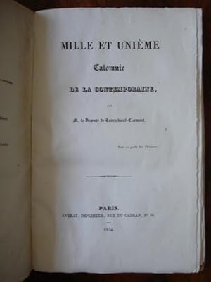 Mille et unième calomnies de La Contemporaine