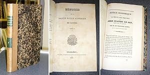 Mémoires de la Société Royale Académique (Académie) de Savoie. Tome VI, 1833