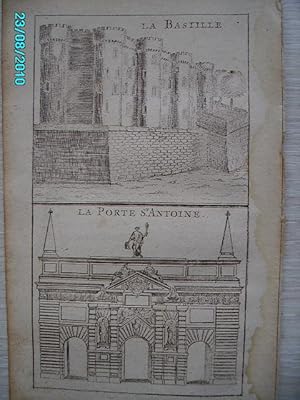 Image du vendeur pour LA BASTILLE ET LA PORTE SAINT-ANTOINE mis en vente par Bibliofolie